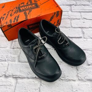 Worx by Red Wing 6113 Oxford Work Shoes‎ Women's Black 8 Wide Electrical Hazard